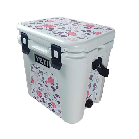 Cooler Skin Compatible with Yeti Roadie 24 with Drain Plug (2025) - Woody - Premium 3M Vinyl Protective Wrap Decal Cover - Easy to Apply | Crafted in The USA by MightySkins in Kuwait