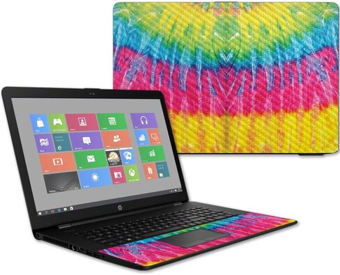 MightySkins Carbon Fiber Skin for HP 17T Laptop 17.3" (2017) - Girly | Protective, Durable Textured Carbon Fiber Finish | Easy to Apply, Remove, and Change Styles | Made in The USA in Saudi Arabia