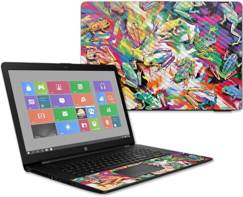 MightySkins Carbon Fiber Skin for HP 17T Laptop 17.3" (2017) - Girly | Protective, Durable Textured Carbon Fiber Finish | Easy to Apply, Remove, and Change Styles | Made in The USA in Saudi Arabia