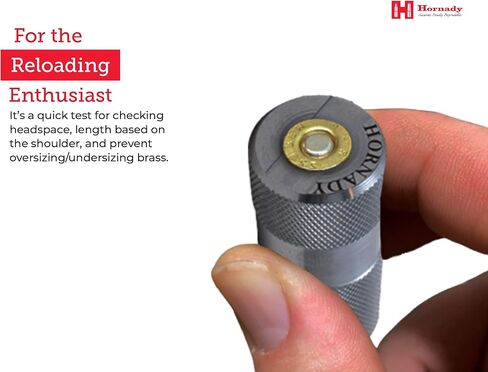 Hornady Lock-N-Load Cartridge Gauge 300 Win MAG (.308), 380718 - Reloading Supplies to Help Check Cases & Ammo Specifications-Caliber Specific, Cylindrical Precision Steel Gauges Fit SAAMI Tolerances in Saudi Arabia