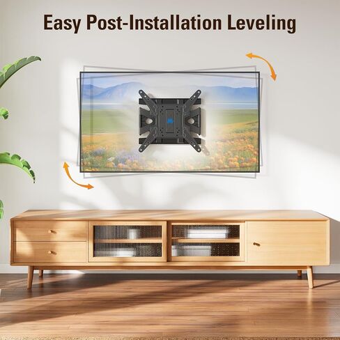 Mounting Dream Ultra Slim Full Motion TV Wall Mount, Low Profile Articulating TV Mount for 26 to 75 Inch TVs - Smooth Extension, Swivel, Tilt, Fits 16" Studs, Max VESA 400x400mm, Holds 88lbs in Saudi Arabia