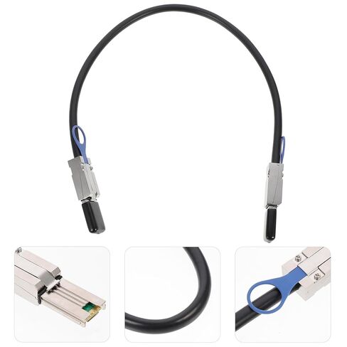Vaguelly Mini SAS 26p Sff-8088 to Sff-8088 0.5m High-Speed Internal Data Transfer Cable for Server Storage Systems in Saudi Arabia
