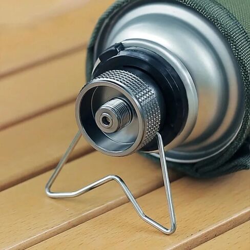 1PC/2PCS Portable Gas Stove Adapter Aluminum Alloy Camping Converter Lightweight Conversion Head Compact for Outdoor Cooking (1PC) in Saudi Arabia