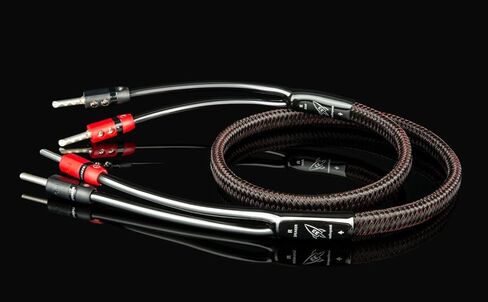 AudioQuest 12' Rocket 33 Full-Range Speaker Cable w/SureGrip 300 Connectors - Pair - 2 x Male Banana > 2 x Male Banana - Silver in Saudi Arabia