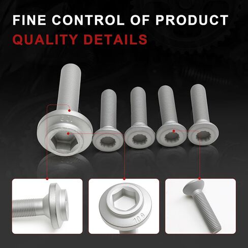 8E0407643A WHT000237A Wheel Hub Bearing Axle Bolt Kit Left & Right Side Compatible with Audi A4 Quattro A5 A6 A7 A8 Q5 R8 Porsche Macan (2 Pcs) in Saudi Arabia