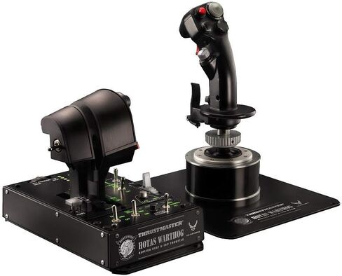 حزمة الكمبيوتر Thrustmaster Hotas Warthog مع Thrustmaster VG F/A 18 Grip Add On - PC USB أسود عصا التحكم لمحاكاة الطيران in Kuwait