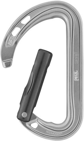 Petzl، حلقة تسلق الروح رمادية مستقيمة، خفيفة الوزن، حلقة تسلق متعددة الاستخدامات للتسلق الرياضي in Saudi Arabia