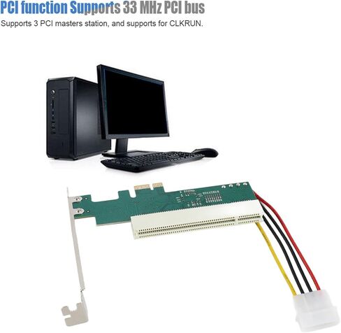 بطاقة محول PCI Express إلى PCI عالية السرعة ASM1083 PCIe X1 إلى لوحة صعود 32 بت مع إشارة 2.5 جيجا هرتز لترقية الأجهزة القديمة in Kuwait