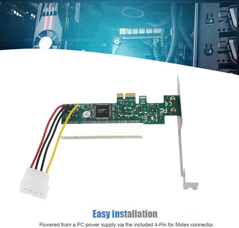 بطاقة محول PCI Express إلى PCI عالية السرعة ASM1083 PCIe X1 إلى لوحة صعود 32 بت مع إشارة 2.5 جيجا هرتز لترقية الأجهزة القديمة in Kuwait