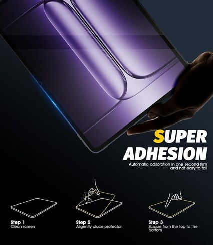 Orzero (2 Pack) Compatible for Oneplus Pad 3 13.2 inch 2025 Tempered Glass Screen Protector, Protector De Pantalla 9H High Definition Anti-Scratch Bubble-Free in Saudi Arabia