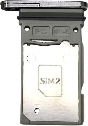 SIM Card Tray Holder Slot Replacement Compatible with Samsung Galaxy S25 FE SM-S731 (Black) in Saudi Arabia