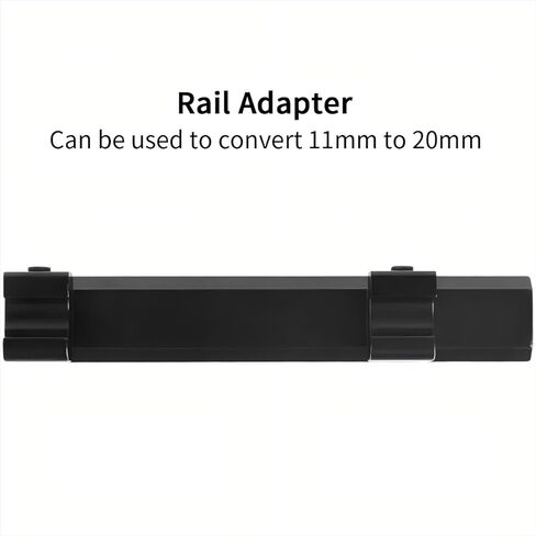 11mm Dovetail to 20mm Picatinny 10 Slots Rail Brackets Bases for Mounting Rifle Scope in Saudi Arabia