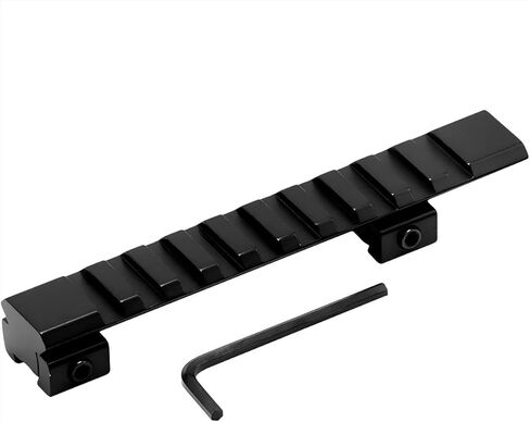 11mm Dovetail to 20mm Picatinny 10 Slots Rail Brackets Bases for Mounting Rifle Scope in Saudi Arabia