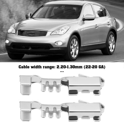SING F LTD 20Pcs Automotive Female Crimp Terminals Tin Plating 12084200 for 22-20 GA Cable in Saudi Arabia