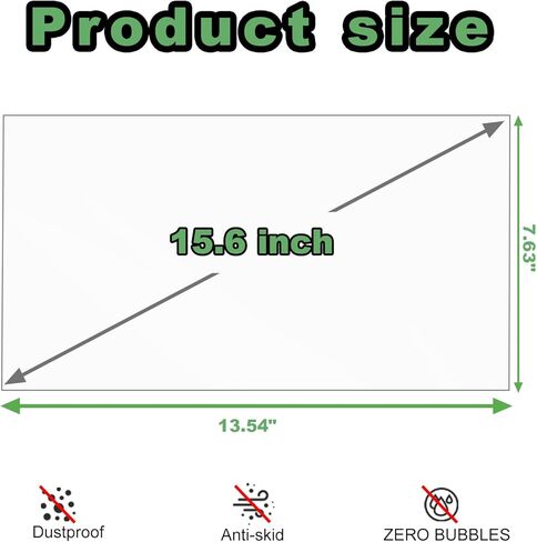 5 قطع واقي شاشة غير لامع مقاس 15.6 بوصة لتقويم Skylight، واقي فيلم ClearTouch مضاد للوهج، مضاد لبصمات الأصابع، مضاد للخدش، درع مضاد للانعكاس in Kuwait