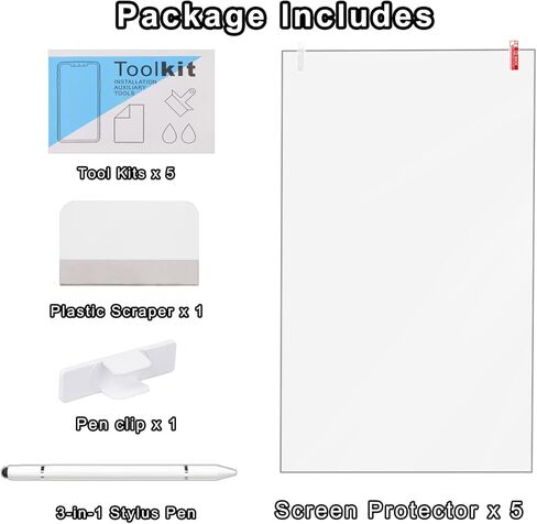 5 قطع واقي شاشة غير لامع مقاس 15.6 بوصة لتقويم Skylight، واقي فيلم ClearTouch مضاد للوهج، مضاد لبصمات الأصابع، مضاد للخدش، درع مضاد للانعكاس in Kuwait