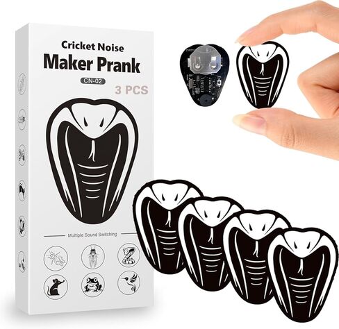 Culimery-6 Pack Hidden Cricket Noise Maker Prank Set Long Lasting Beeping Sound Gag Practical Joke Toys for Office Home Adults Friends in Saudi Arabia