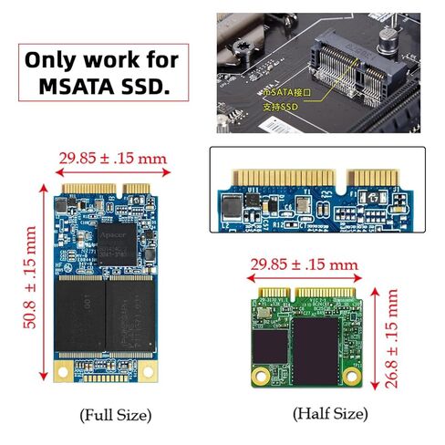 NFHK Adapter USB 3.0 USB-C Type-C Type-A Dual Connector to MSATA SSD Docking External Cable Enclosure 5Gbps in Saudi Arabia
