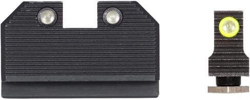 Night Fision Optics Ready Stealth .330-.353 Night Sight Set for Glock 17/19/34 Designed for Lower 1/3rd Co-Witness with Trijicon RMR & SRO, Holosun 507c & 508t in Saudi Arabia
