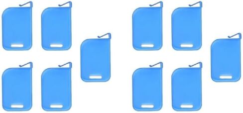 10 قطعة مقسم صندوق بطاقات بلاستيكي رمادي، لوح تقسيم تخزين محمول لتصنيف بطاقة الألعاب in Kuwait