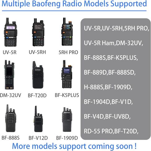 محول مبرمج لاسلكي لراديو BAOFENG Ham، برمجة التطبيق، لـ Baofeng UV-5R 5RM BF-888S DM-32UV وملحقات راديو نماذج متعددة (عبوة واحدة) in Kuwait
