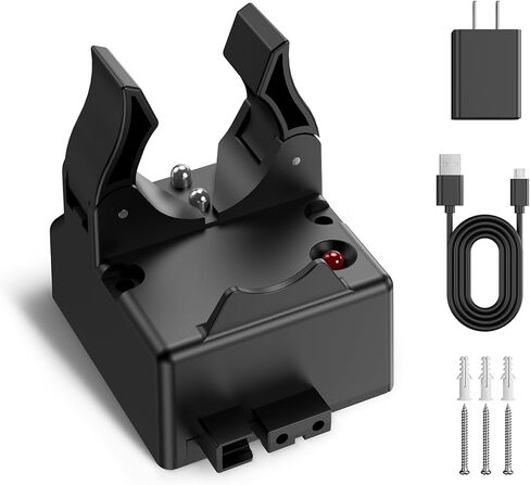 Replacement 75105 Charger Holder for Stream Light - Compatible with Streamlight Stinger Series Rechargeable Flashlight Smart Charge Holder - USB Charger Base Power Cord - Black in Kuwait