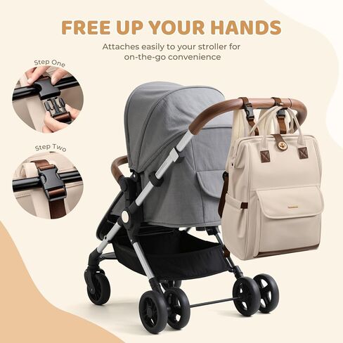 Diaper Bag Backpack,Multi Function Water Resistant Diaper Bag With Hook,Casual Hanging diaper bag for mom,16 Inch,Black in Saudi Arabia
