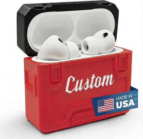 AirPod Pro 3 Case for Milwaukee Packout – Durable Toolbox Design - Made in USA in Saudi Arabia