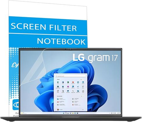 واقي شاشة مضاد للتوهج مقاس 17 بوصة لهاتف LG gram 17 17Z90TL 17Z90R 17Z90Q 17Z90N 17Z90P 17Z95P 17Z95N 17U70N 17U70P، LG gram Pro 17 17Z90TR 17Z90TP، نسبة عرض إلى ارتفاع 17 بوصة 16:10 فلتر مضاد للوهج in Kuwait