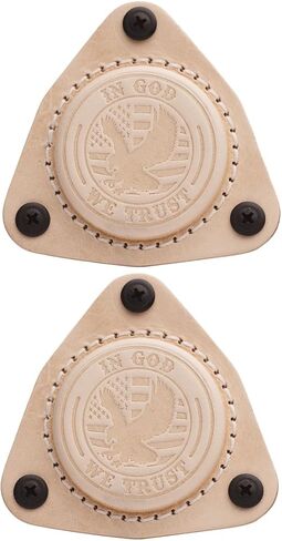 SofHold Gun Magnet Mount for Vehicle & Home Made in USA Premium Hand Crafted Leather Strong Heavy Duty 50lbs Magnet Mount for Pistol, Rifle, & Shotgun, 2 PKs in Saudi Arabia