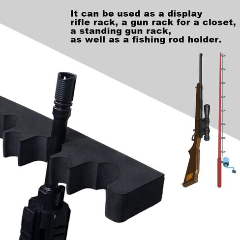 GRAND ORANGE 2 Packs Foam Gun Rack for Gun Storage with Adhesive Tape in Saudi Arabia