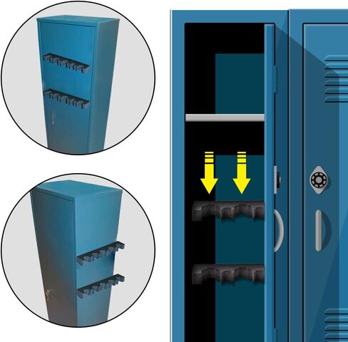 GRAND ORANGE 2 Packs Foam Gun Rack for Gun Storage with Adhesive Tape in Saudi Arabia