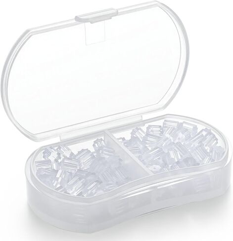 Silicone Earring Backs,70pcsSoft Clear Earring Backs for Studs/Droopy Ears in Saudi Arabia