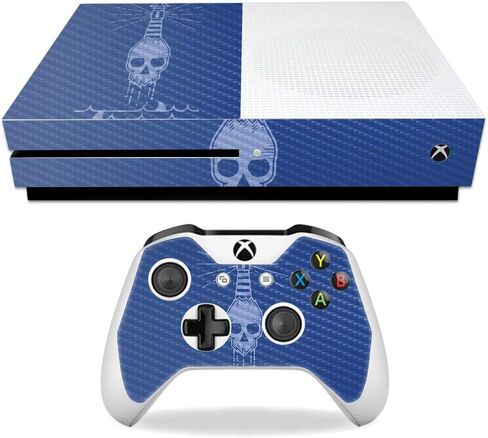 MightySkins Carbon Fiber Skin for Microsoft Xbox One S - Thirst of Color | Protective, Durable Textured Carbon Fiber Finish | Easy to Apply, Remove, and Change Styles | Made in The USA in Saudi Arabia