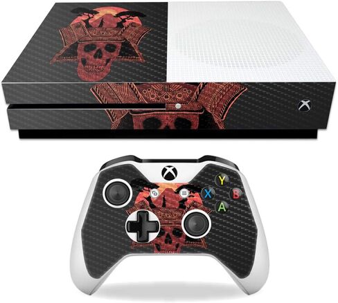 MightySkins Carbon Fiber Skin for Microsoft Xbox One S - Thirst of Color | Protective, Durable Textured Carbon Fiber Finish | Easy to Apply, Remove, and Change Styles | Made in The USA in Saudi Arabia