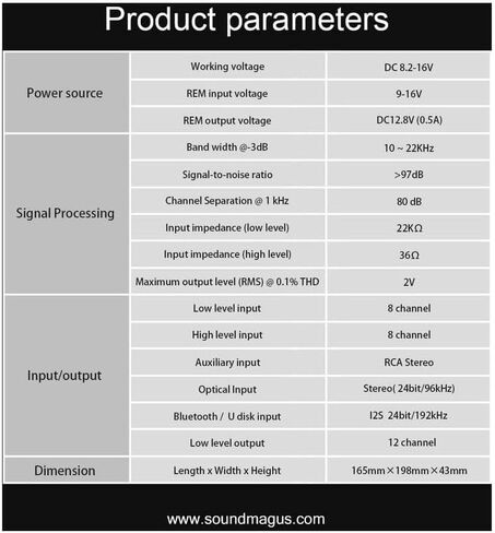 AP12V3 DSP AP12 Pro 12 قناة بلوتوث USB معالج إشارة الصوت للسيارة يتحكم في 12 قناة مكبر للصوت إلى RCA in Kuwait