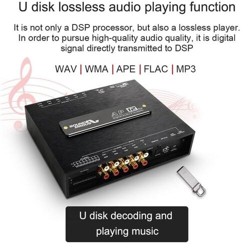 AP12V3 DSP AP12 Pro 12 قناة بلوتوث USB معالج إشارة الصوت للسيارة يتحكم في 12 قناة مكبر للصوت إلى RCA in Kuwait