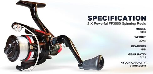 Telescopic Fishing Pole Combo, 2PCS 6.89ft Carbon Fiber Fishing Rods Spinning Reels Set，Full Kit with Fishing Pliers Lures and Carrier Bag for Travel Saltwater Freshwater in Saudi Arabia