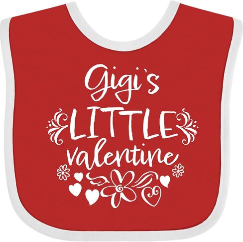 inktastic Gigi's Little Valentine Baby Bib in Saudi Arabia