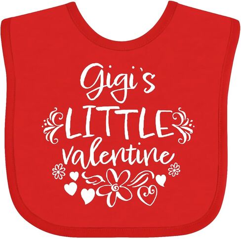inktastic Gigi's Little Valentine Baby Bib in Saudi Arabia