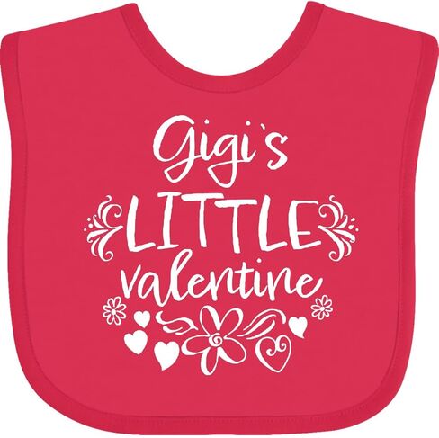 inktastic Gigi's Little Valentine Baby Bib in Saudi Arabia