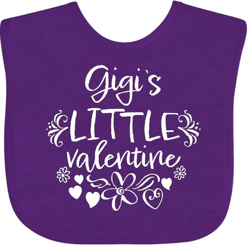inktastic Gigi's Little Valentine Baby Bib in Saudi Arabia