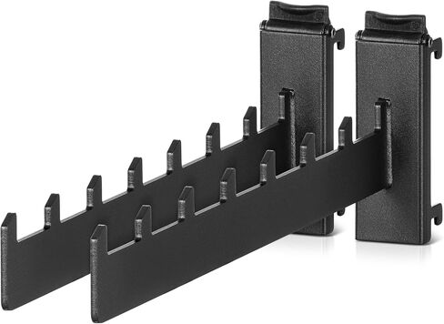 Savior Equipment Wall Rack System Attachment Clothing Holder Hanger Rack Mount, Straight Arm, Heavy-Duty Steel Tactical Modular Firearms Gun Wall Gear Accessories Organizer in Saudi Arabia