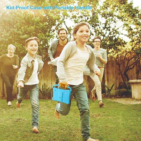 Kids Tablet 7 Toddler Tablet for Kids Edition Tablet with WiFi, Android Children Tablet for Toddlers 32GB with Parental Controls Shockproof Case(Blue) in Kuwait