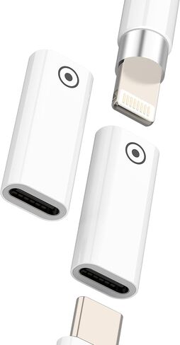 محول Lightning أنثى إلى USB C أنثى لشحن قلم Apple لجهاز iPad الجيل الأول محول كابل شاحن لقلم Apple موصل دونجل USB-C لشحن ملحقات جيل القلم in Saudi Arabia