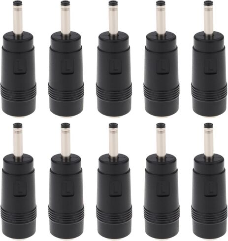 10pcs 5.5 x 2.1mm Female to 3.0 x 1.1mm Male DC Power Adapter Converter for LED Light Strips Surveillance Equipment in Saudi Arabia