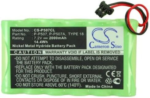 7.2V 2000mAh PQP50AA61 P-P507 P-P507A/BA1 Type 18 P-P507A Battery Replacement is KX-TG2000B KX-TG2000B Backup KX-TG4000 KX-TG4000 Base Units KX-TG4000B KX-TG4000B Backup KX-TG2000 in Saudi Arabia
