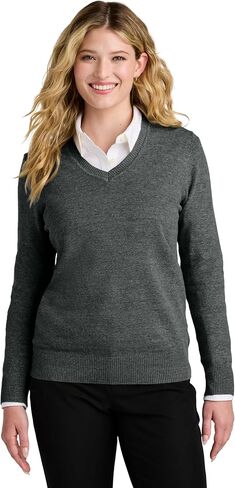 Port Authority Women's Easy Care V-Neck Sweater LSW2850 in Saudi Arabia