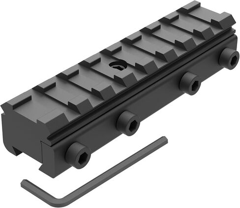 TPO 11mm to 20mm Dovetail to Picatinny Adapter Mount, Low Profile Dovetail to Picatinny Rail Adapter 3/8" to 7/8" Picatinny Rail Riser Mount (DV11-8) in Saudi Arabia