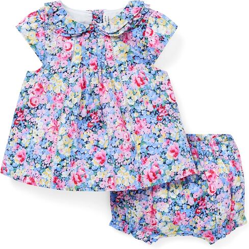 Janie and Jack baby-girls Baby Floral Ruffle Collar Matching Set in Saudi Arabia